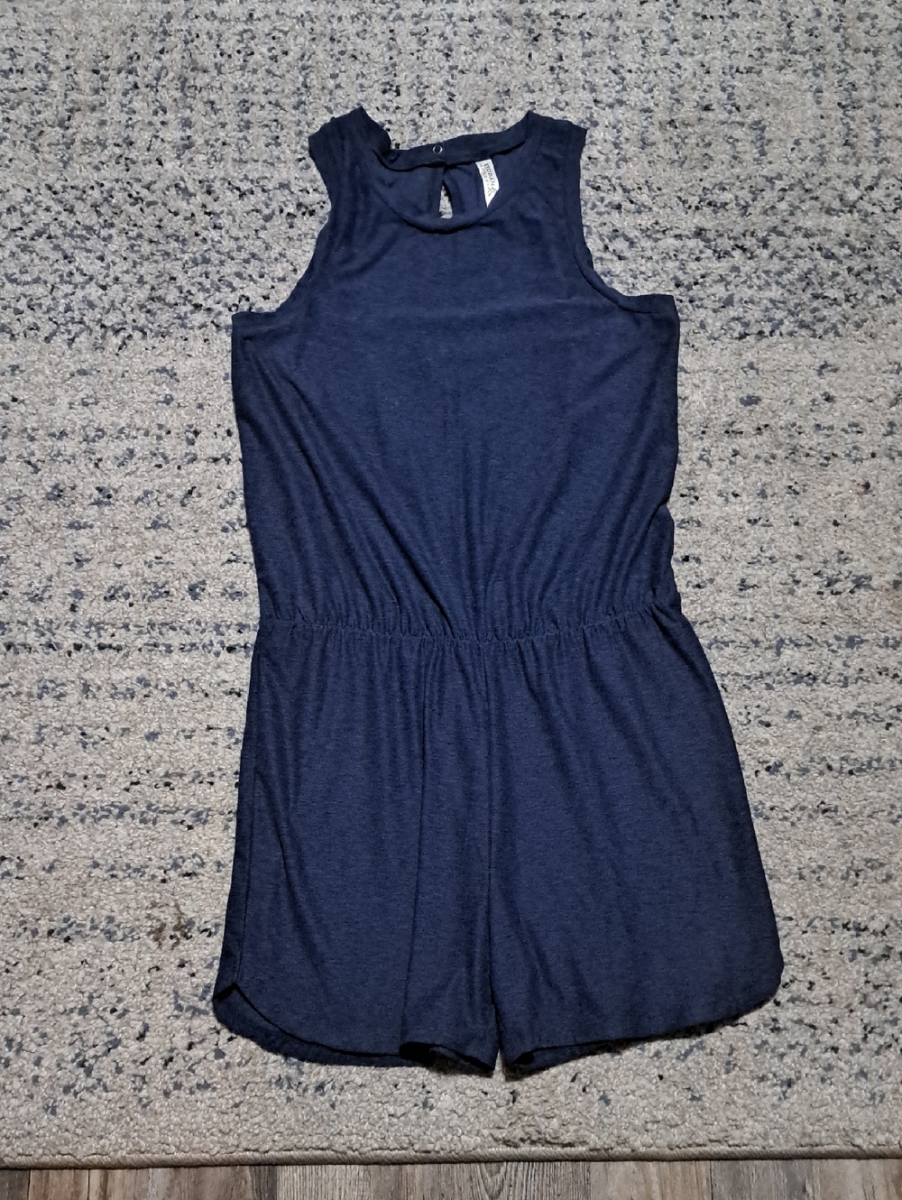 Kyodan Navy Sleeveless Girls Romper